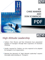 High Altitude Leadership