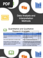 Data Analysis and Interpretation Methods