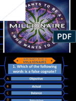 Who Wants To Be A Millionaire Reading