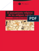El Pensamiento Religioso de Los Antiguos Mayas Rivera Dorado Miguel PDF