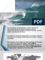 Energía Renovable Oceánica