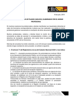 Cobro Planos Caducos Eleborados Por El Mismo Profesional