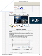 Historia del desarrollo de la electricidad 1600-1900