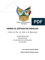 Anexo 3 Antecedentes Himno Al Estado de Hidalgo