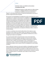 Caso Practico Los Sistemas de Información de Costos y Su Relación Con Las Normas Internacionales de La Contabilidad1