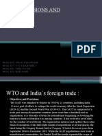 Wto: Provisions and Assessment