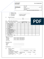 Rm 31 Form Surveilans Infeksi (Hais)