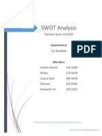 Swot Analysis PSO