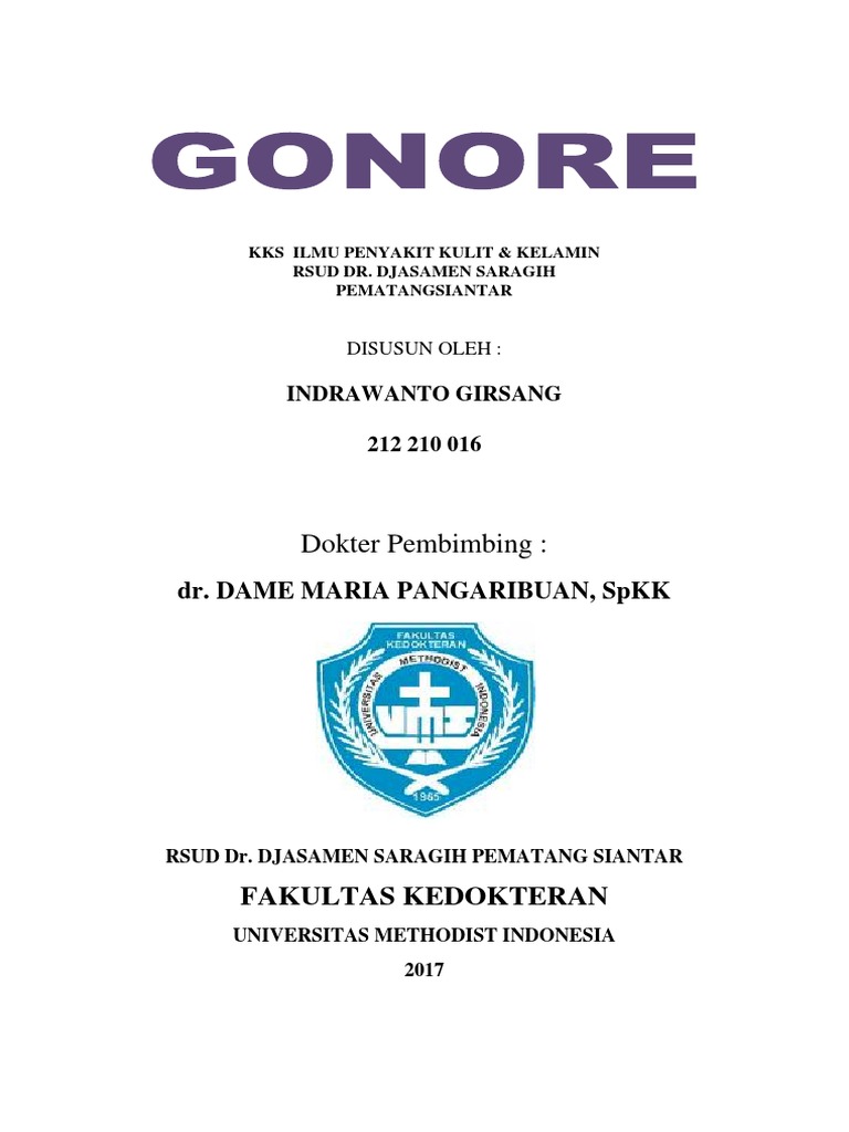 Epidemiologi Gonore PDF