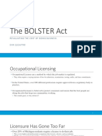 Bolster Act Presentation