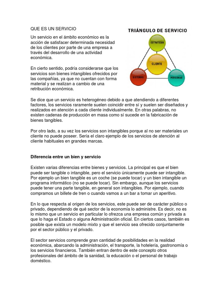 QUE ES UN SERVICIO PARA QU SIRVE CARACTER STICAS Y EJEMPLOS intelligence overview