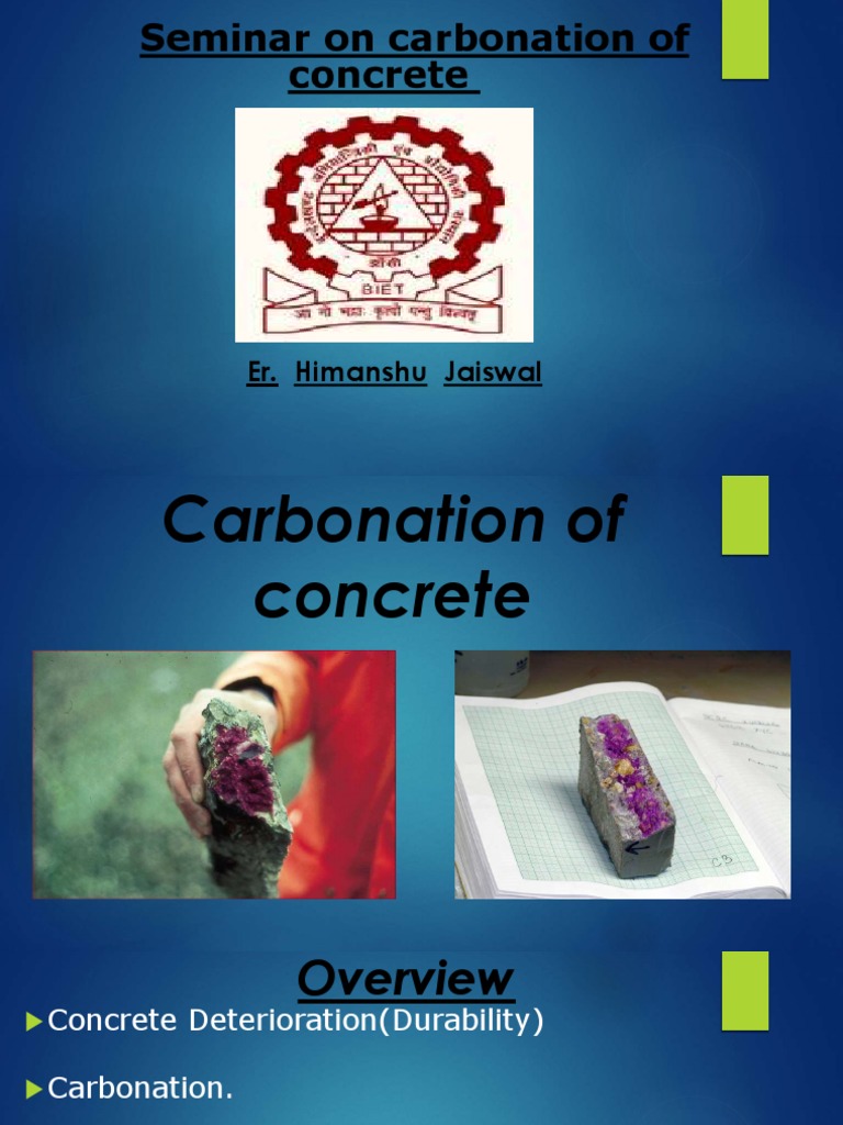 Carbonation of Concrete PDF | PDF | Concrete | Carbon Dioxide