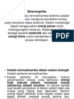 Bioenergetika Metabolisme