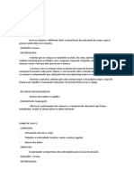 Plano de Aula 1 Esquema Corporal