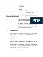 Aumento de Pension