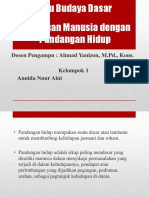 Ilmu Budaya Dasar - Hubungan Manusia Dengan Pandangan Hidup