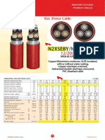 XLPE Insulated Power Cable Specs