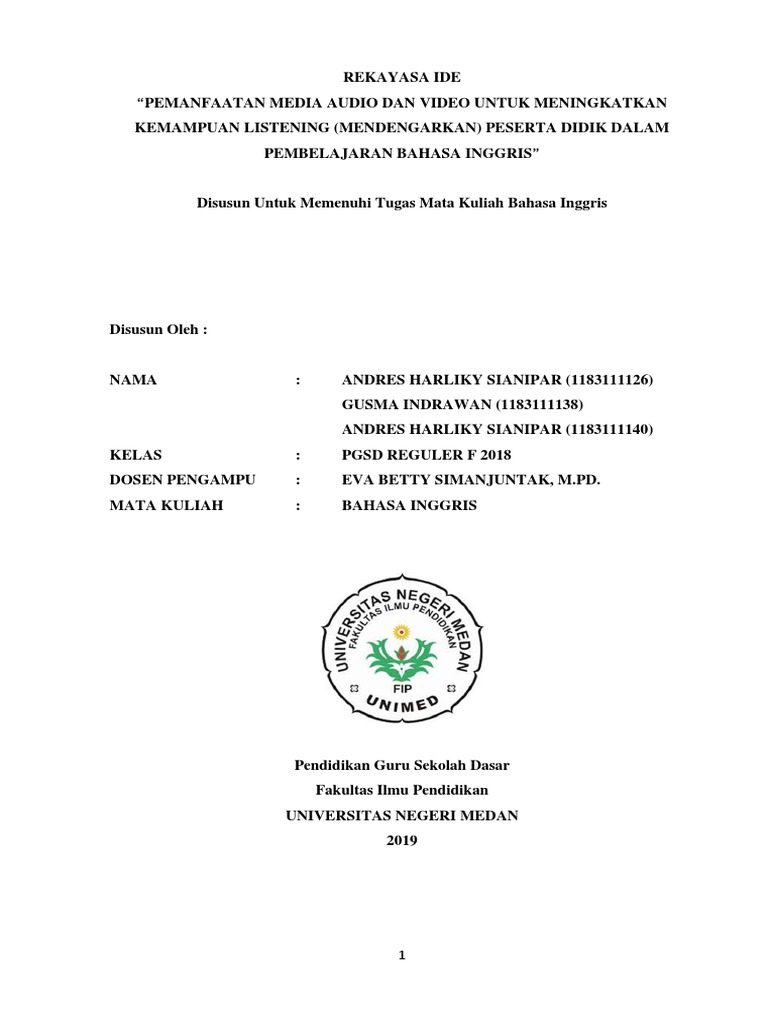 Rekayasa Ide Bahasa Inggris