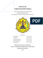 Makalah Teori Sosial Kognitif