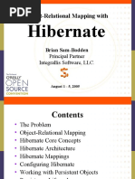 Hibernate: Object-Relational Mapping With