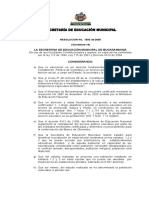 Resolucion Banco de Oferentes 2006