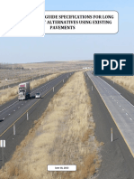 Recommended Guide Specifications For Long Life Pavement Alternatives Using Existing Pavements PDF
