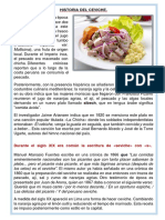 Historia Del Ceviche