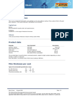 Technical Data Sheet for Futura OS Polyurethane Coating