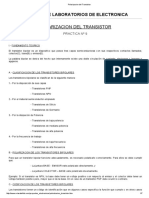 Polarización Del Transistor