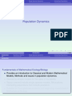 Population Dynamics