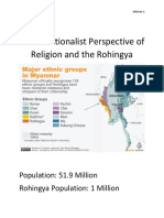 the functionalist perspective of religion and the rohingya