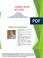 Etika Pentadbir Awam GMGA 2033 Bab 1 Dan 2