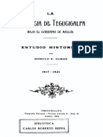 La Provincia de Tegucigalpa Bajo El Gobierno de Mallol 1817 1821 Estudio Historico 953150 PDF