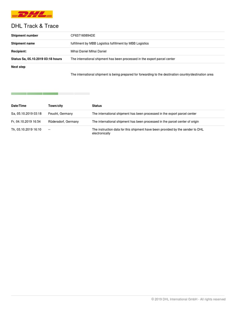 DHL | PDF | Business | Finance & Money Management