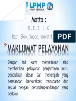 Maklumat Pelayanan