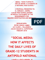 How Social Media Affects Grade 12 Students