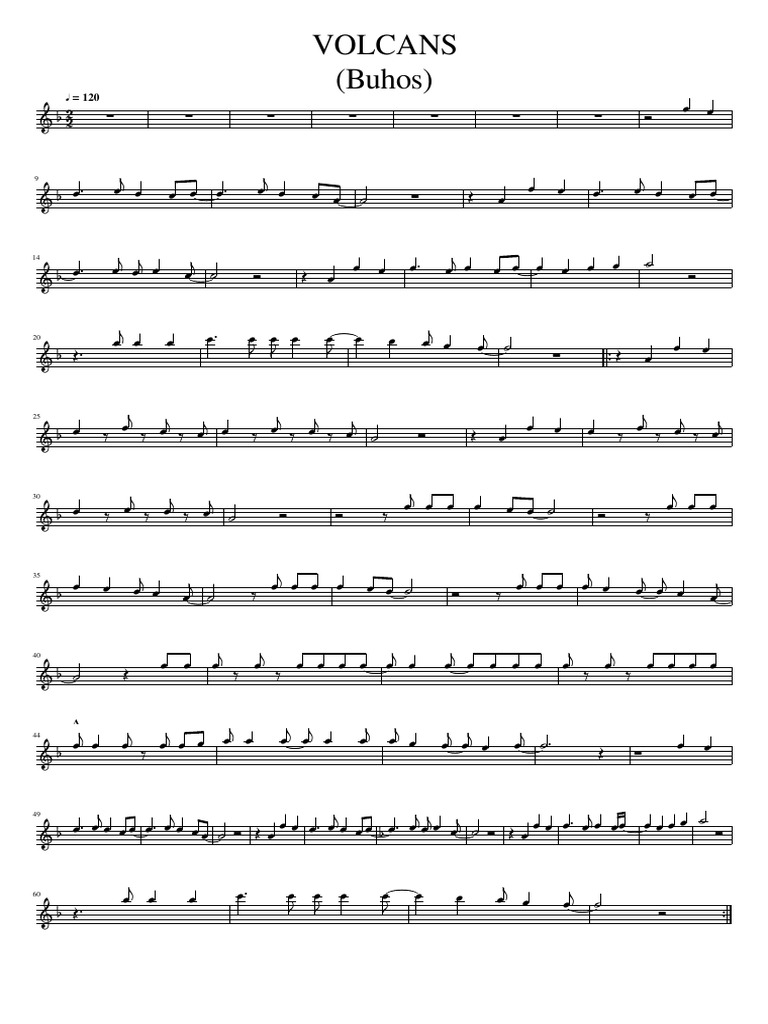 Volcans Instruments Eb | PDF