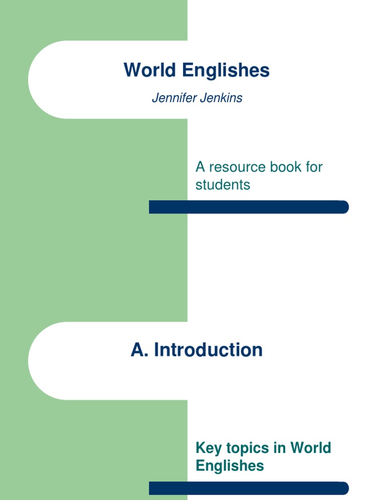 World Englishes | PDF | English Language | English As A Second Or ...