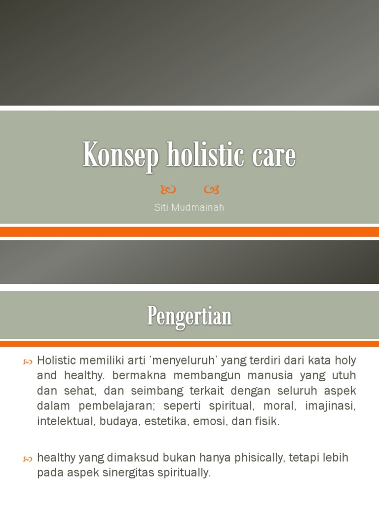 Konsep Holistic Care Pdf
