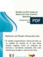 Diseño de Software en Arquitectura Cliente-Servidor