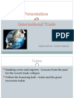 Presentation On International Trade: Presented By:-Loomi Parmar