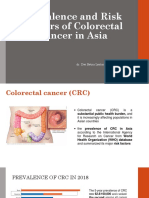 PREVALENCE AND  RISK FACTORS OF COLORECTAL CANCER IN ASIA