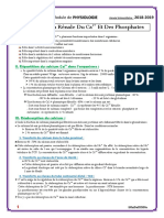 Réabsorption Rénale Du Calcium Et Des Phosphates