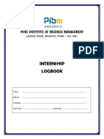 SIP Log Book PIBM Sales & Distribution 2018 20