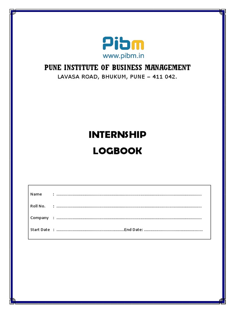 Internship Logbook for Market Research | PDF | Mentorship | Causality