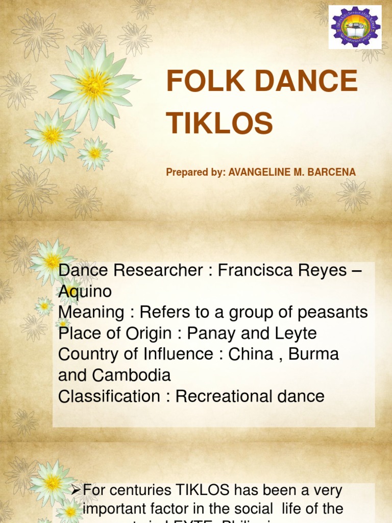 Folk Dance Tiklos PDF