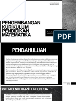 Pengembangan Kurikulum Pendidikan Matematika