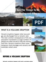 What To Do Before, During and After A Volcanic Eruption