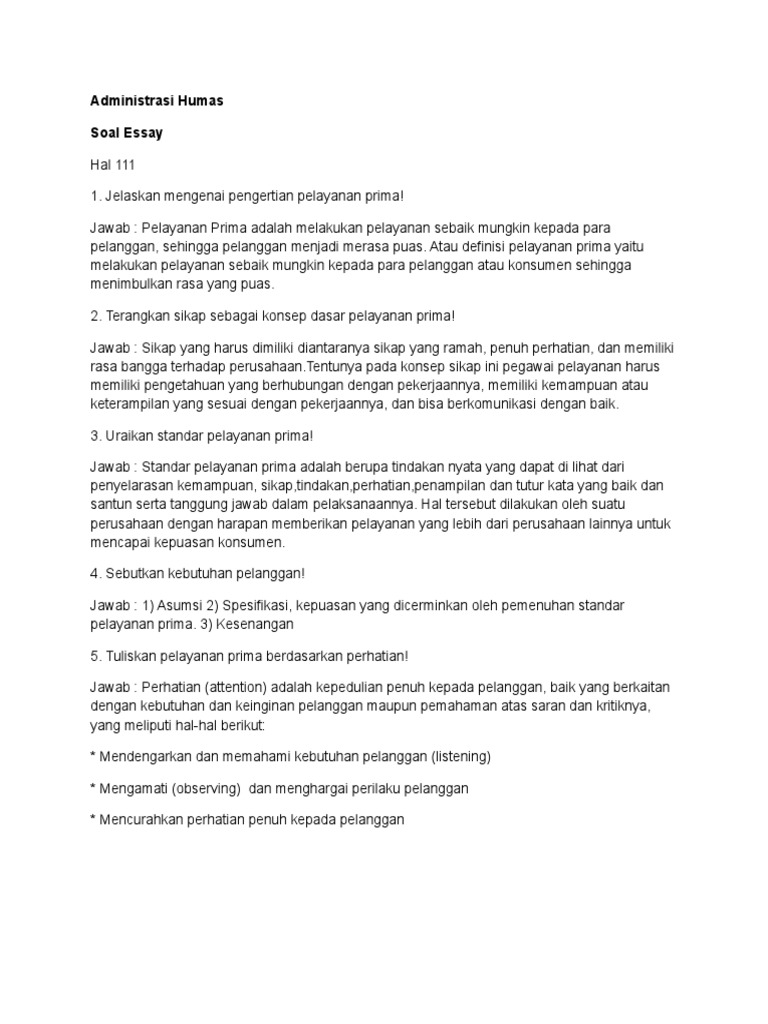 Administrasi Humas | PDF