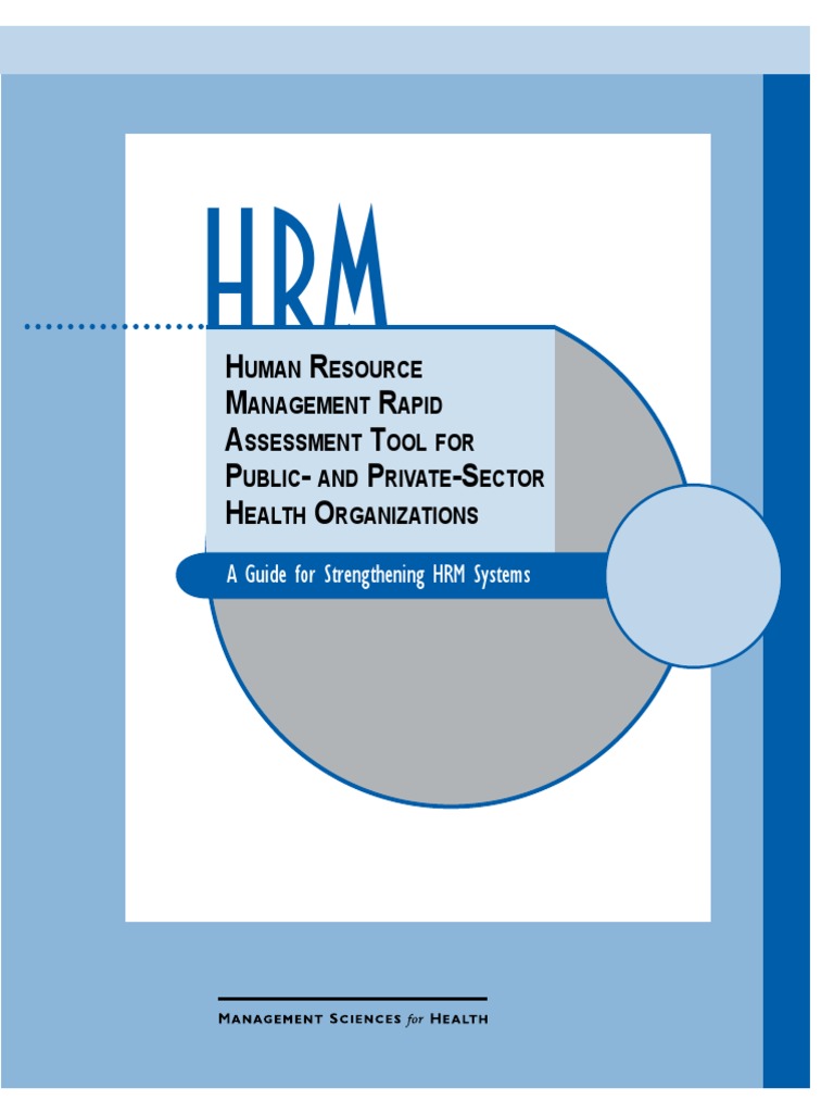 HRM Assessment Tool for Health Organizations | PDF | Human Resource ...